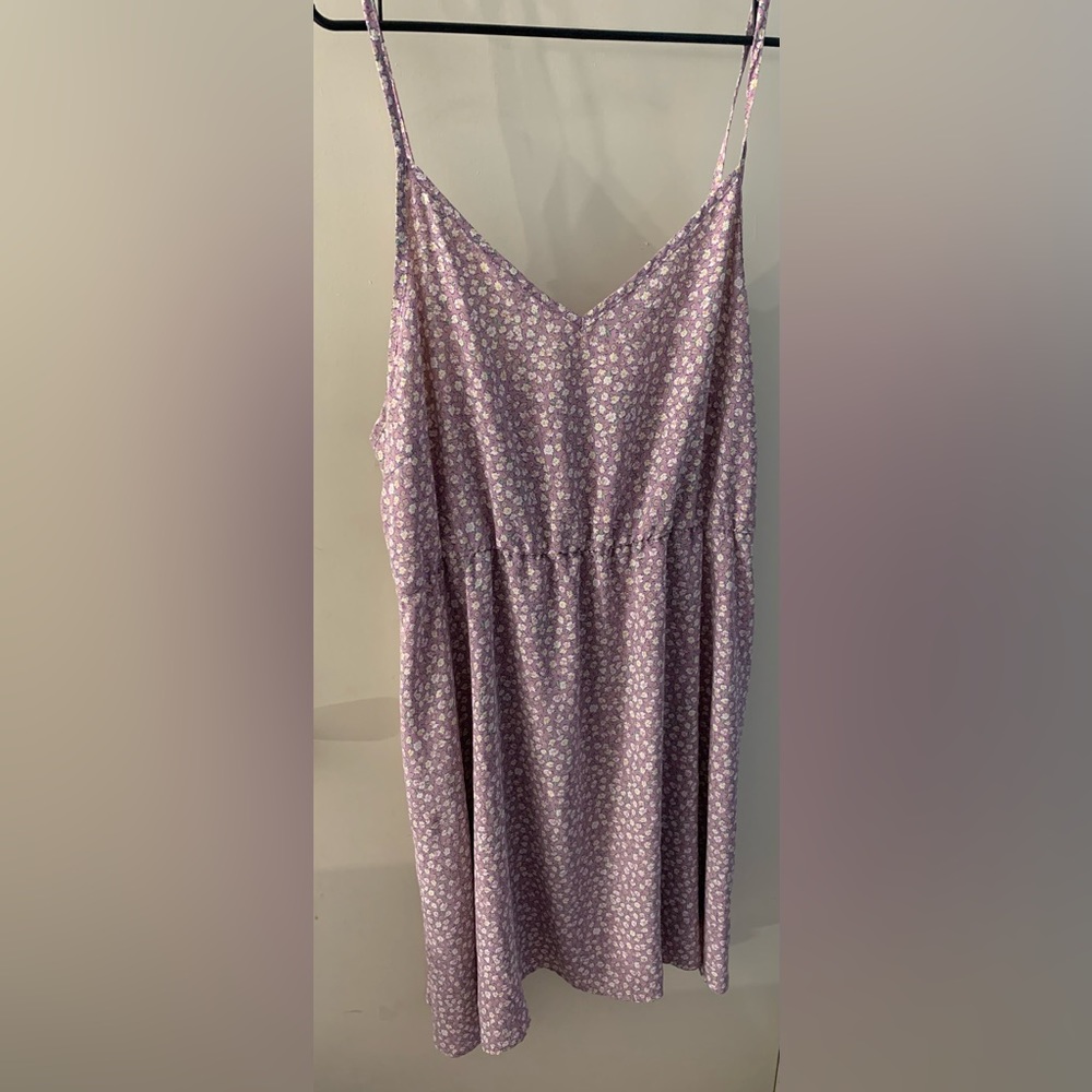 SHEIN CURVE 4XL FLORAL SPAGHETTI STRAP DRESS‎ MINI / MIDI